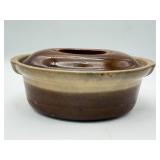 Small Stoneware Covered Dish