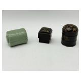 Trio of Decorative Miniature Boxes