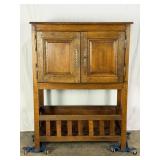 Antique Oak Cupboard-8378