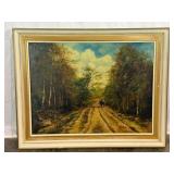 Signed Oilï¿½ Painting-9608