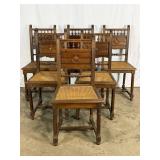 Set 6 Antique Chairs-9279