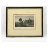 Narberth Castle Engraving