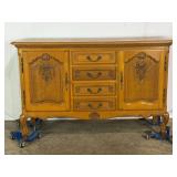 French Oak Sideboard-9527
