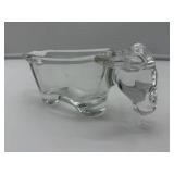 French Glass Donkey Figurine