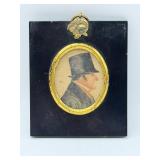 Miniature Portrait in Frame