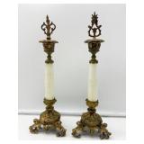 Pr Brass Candlesticks-9626