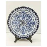 Blue Transferware Plate