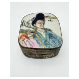 Hand-Painted Trinket Box