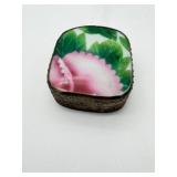 Small Decorative Enameled Box