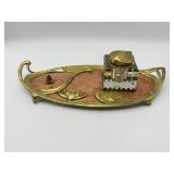 Art Nouveau Inkwell Set