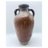 Two-Handled Clay Vase-250
