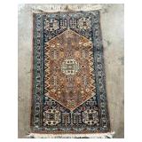 Hand-Knotted Rug-9640