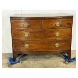 Antique Bow Front Chest-9529
