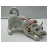 Porcelain Cat Figurine