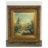 Oil Painting of Sheep-10654