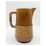 Brown Glazed Pottery Pitcher-10585