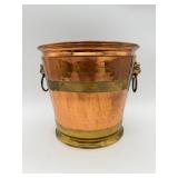 Copper and Brass Ice/Champagne Bucket-10592