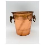 Vintage French Copper Ice Bucket-10592