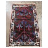 Vintage Handwoven Kazak Rug-1086
