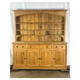 Antique English Pine Welsh Dresser-10527