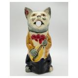 Majolica-Style Cat Pitcher-10542