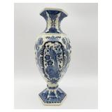Royal Boch Hexagonal Delft Vase-10493