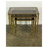 Brass Nesting Tables-10560