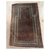 Vintage Handwoven Balouchi Rug-1225