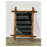 Antique Faux Bamboo Mirror-10676