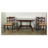 Vintage Table with Four Chairs