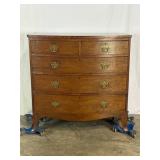 Antique Bow-Front Chest