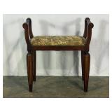 Upholstered Oak Bench-10481