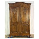 Vintage French Provincial Style Armoire-10526
