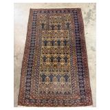 Vintage Handwoven Balouchi Rug-1201