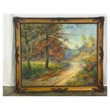 Renee Prinz Landscape Oil on Canvas Signed