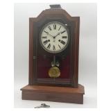 Seth Thomas Mantel Clock with Key and Pendulum