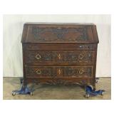 Antique French Secretary Desk-10692