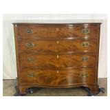 Antique George III Serpentine Chest-10641