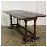Oak Fold Open Table-10554