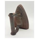 Cast Iron Sad Iron with Cylindrical Handle