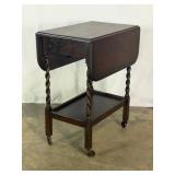 Drop Leaf Bar Cart-10698