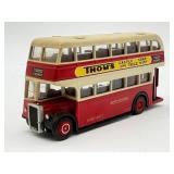 Vintage Diecast Double Decker Bus Model