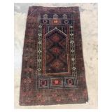 Vintage Handwoven Balouchi Rug-1082