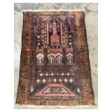 Vintage Hand Knotted Ferdous Rug-1075