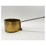 Brass Saucepan With Iron Handle-10292