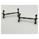 Pr Silver Plated Knife Rests