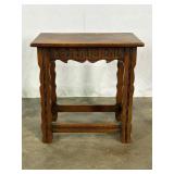Small Oak Side Table-10509