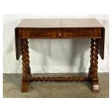 Antique Drop Leaf Sofa/Side Table-10691