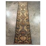 Vintage Hand-Knotted Hamedan Rug-1095