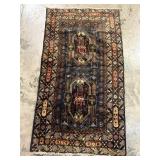 Vintage Hand-Knotted Mehabad Rug-1108